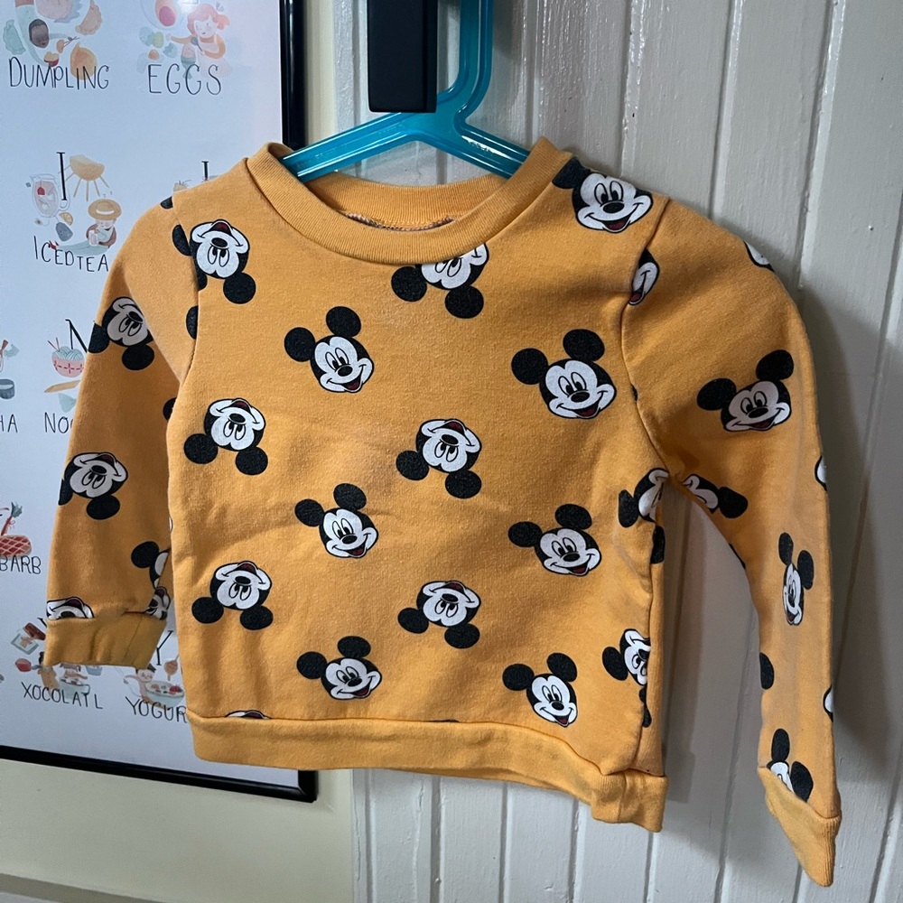Mickey Mouse Toddler Sweater 3T